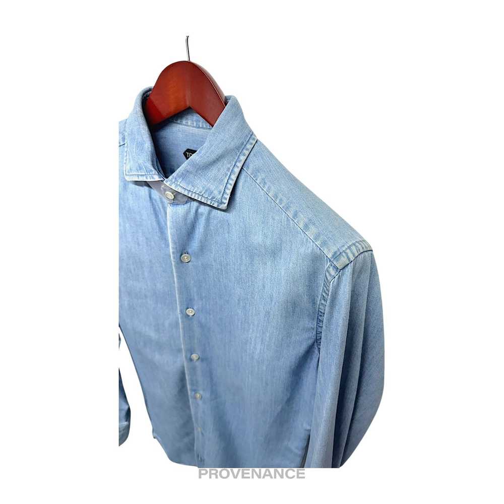 Tom Ford 🔴 Tom Ford Denim Shirt - Blue 38 15 - image 3