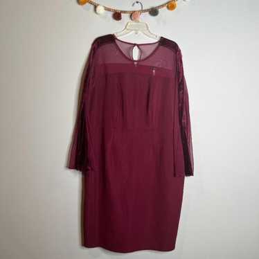 Magisculpt burgundy dress - image 1