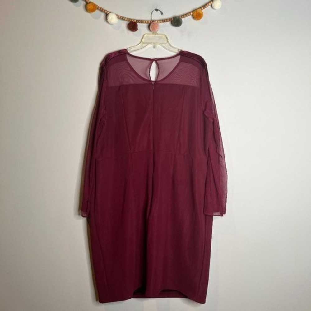 Magisculpt burgundy dress - image 3