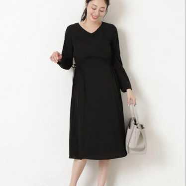 【Washable】Side Pleats Dress NATURAL BEAUTY BASIC - image 1