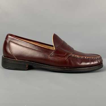 Designer BASS Size 7 Burgundy Leather Penny Loafer