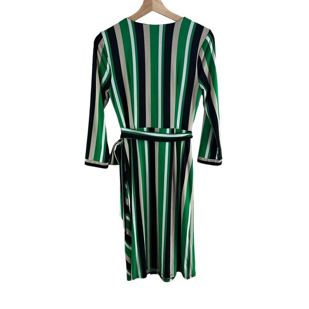 INC International Concepts Green Stripe Faux Wrap… - image 6