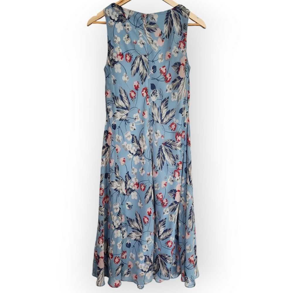 Lauren Ralph Lauren Blue Floral Flowy Sleeveless … - image 7