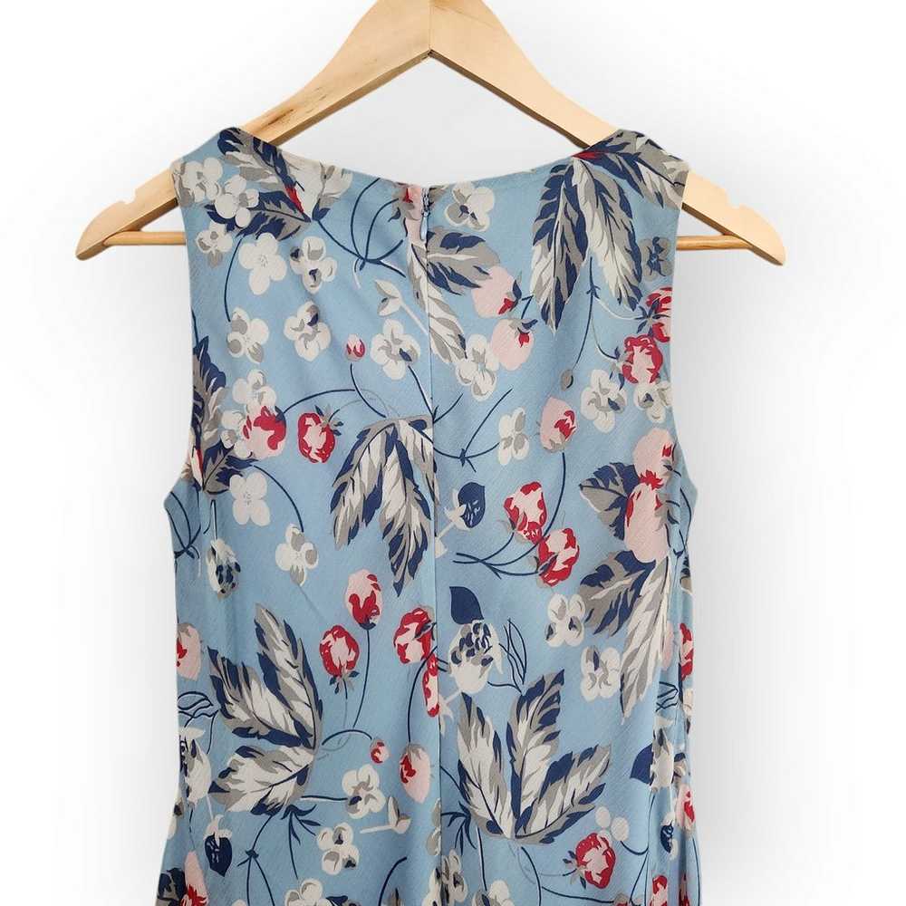 Lauren Ralph Lauren Blue Floral Flowy Sleeveless … - image 8