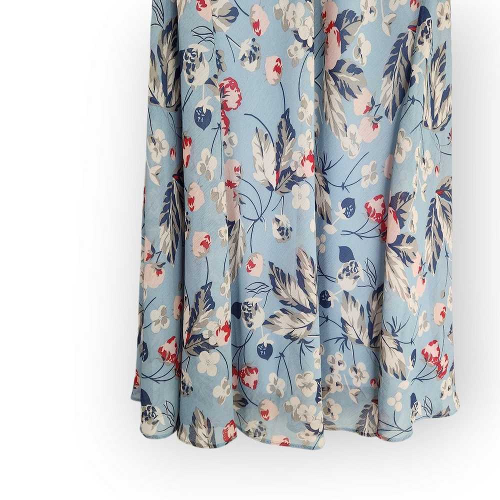 Lauren Ralph Lauren Blue Floral Flowy Sleeveless … - image 9