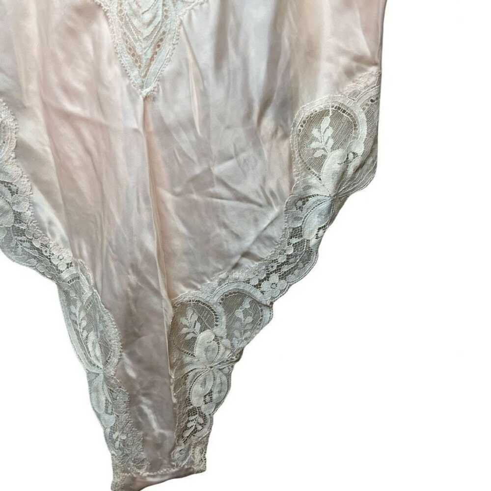 Vtg 70s Wonder Maid Snap Crotch Satin Lace Trim B… - image 3