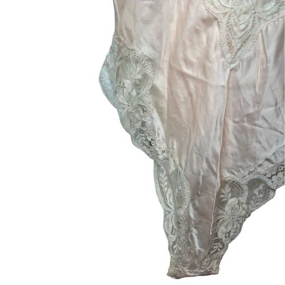 Vtg 70s Wonder Maid Snap Crotch Satin Lace Trim B… - image 4