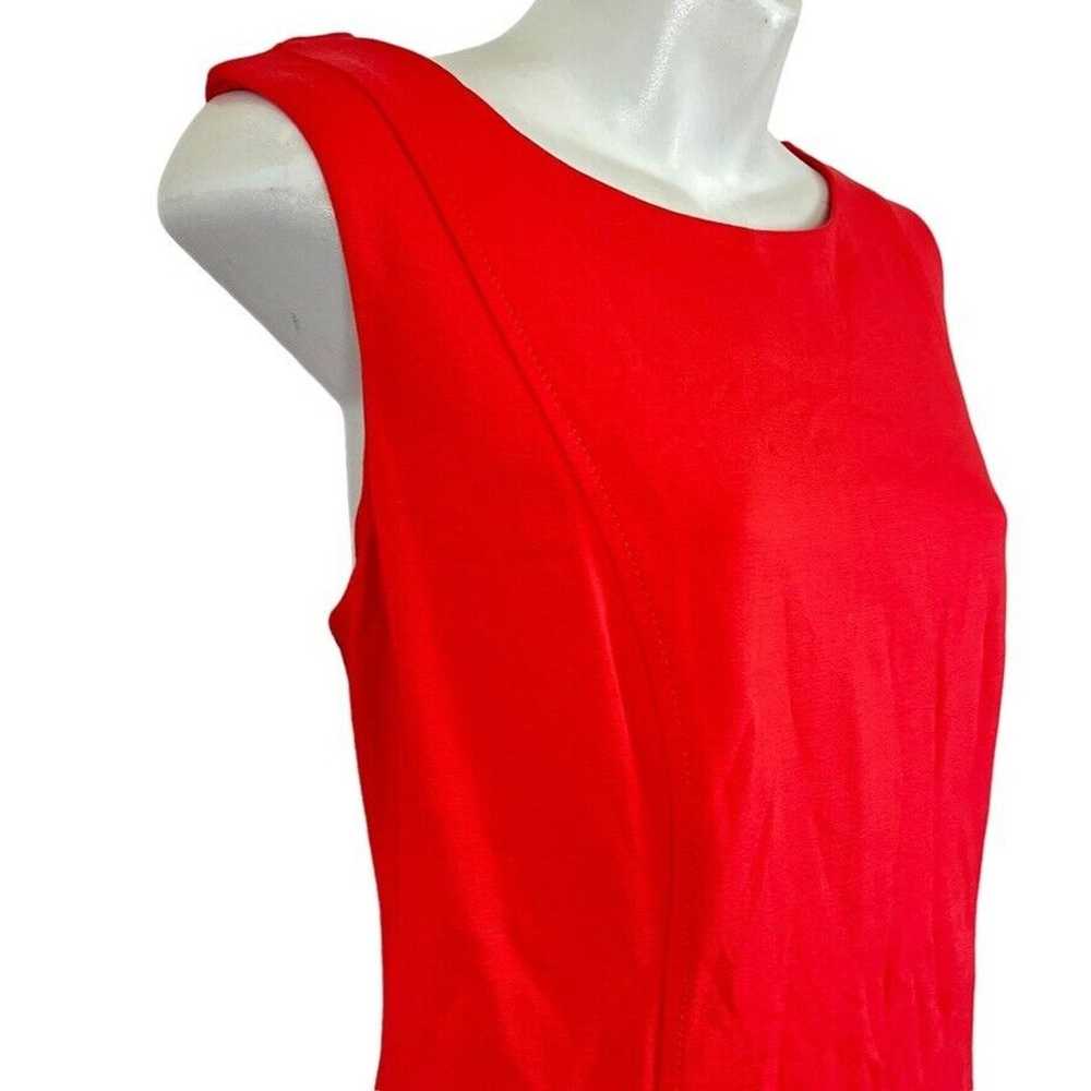 Talbots Womens Ponte Knit Coral Pink Sleeveless S… - image 6