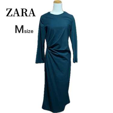 ZARA Asymmetrical Dress M Green