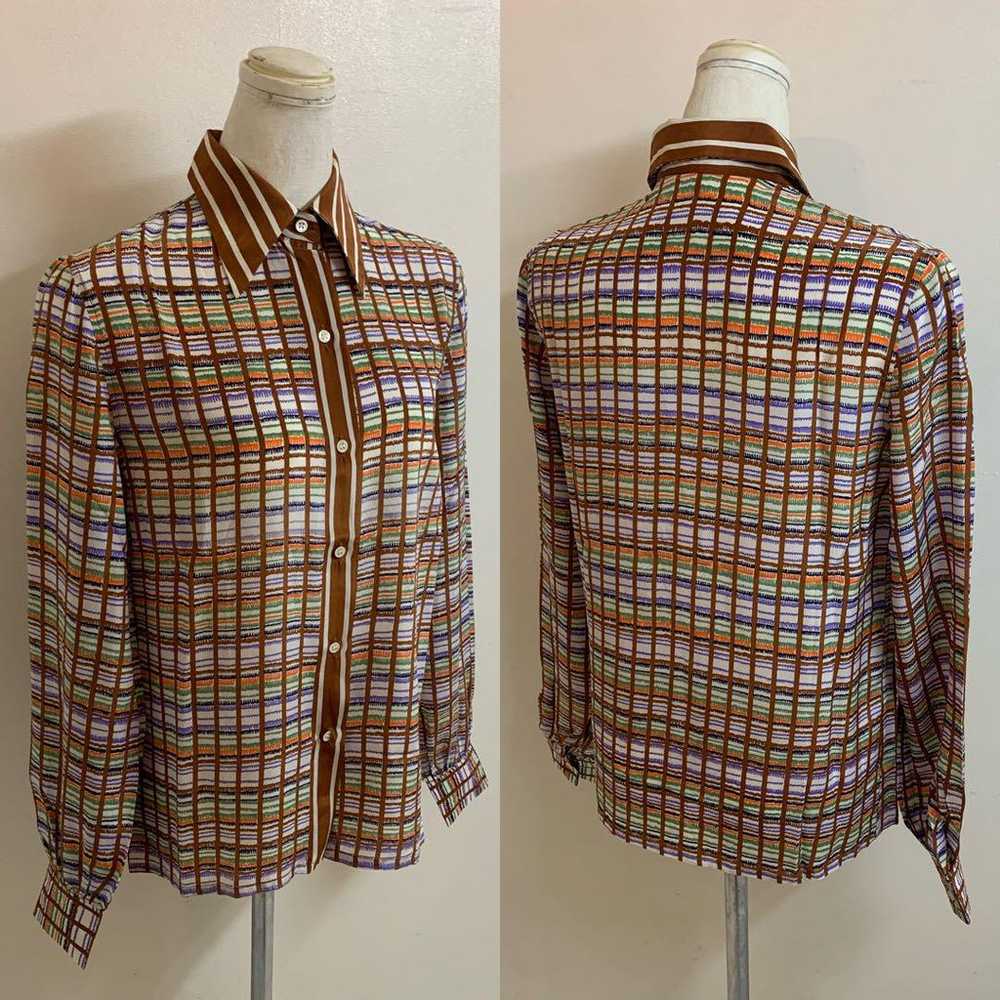 LANVIN PARIS VINTAGE 70s Made in France All-over … - image 3