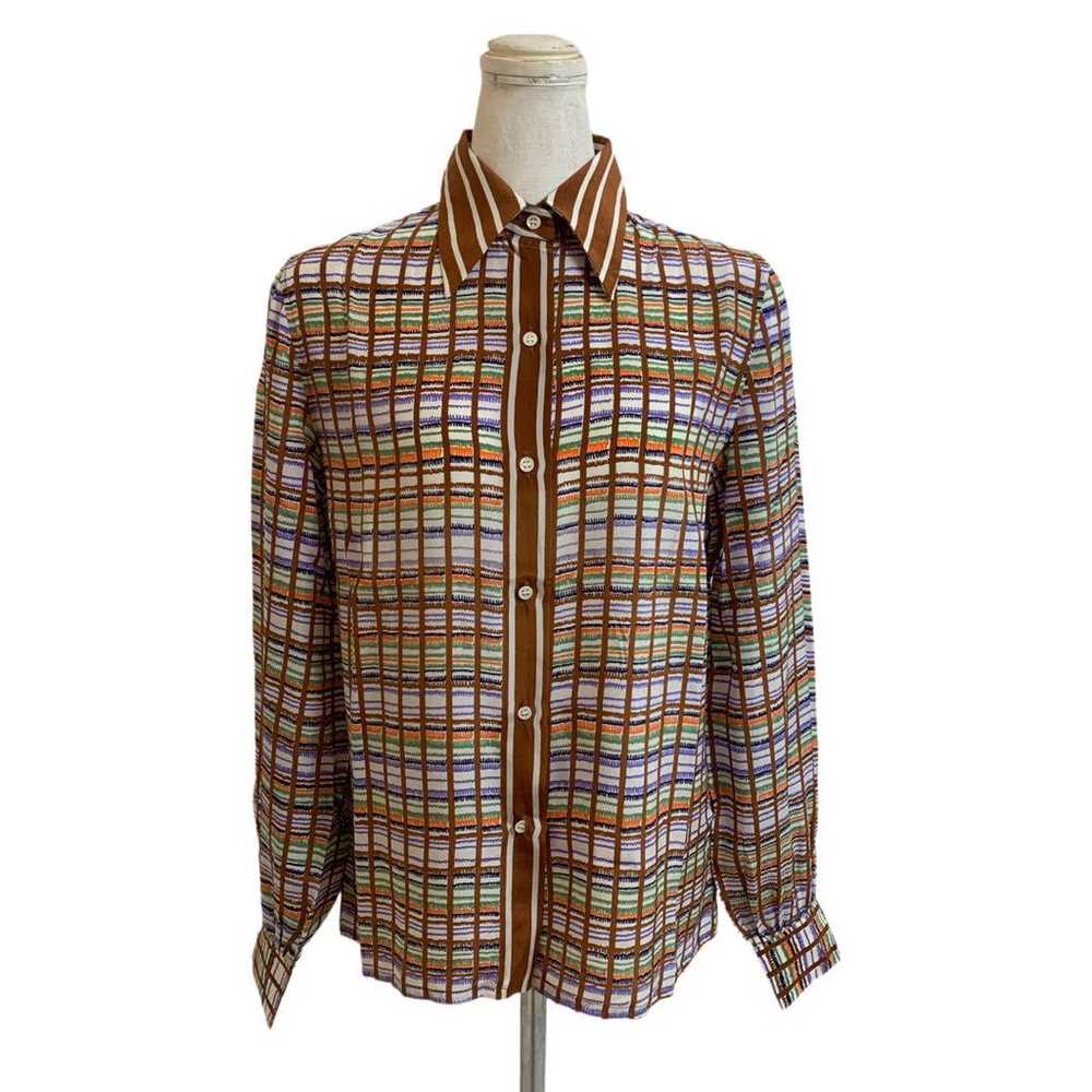 LANVIN PARIS VINTAGE 70s Made in France All-over … - image 9