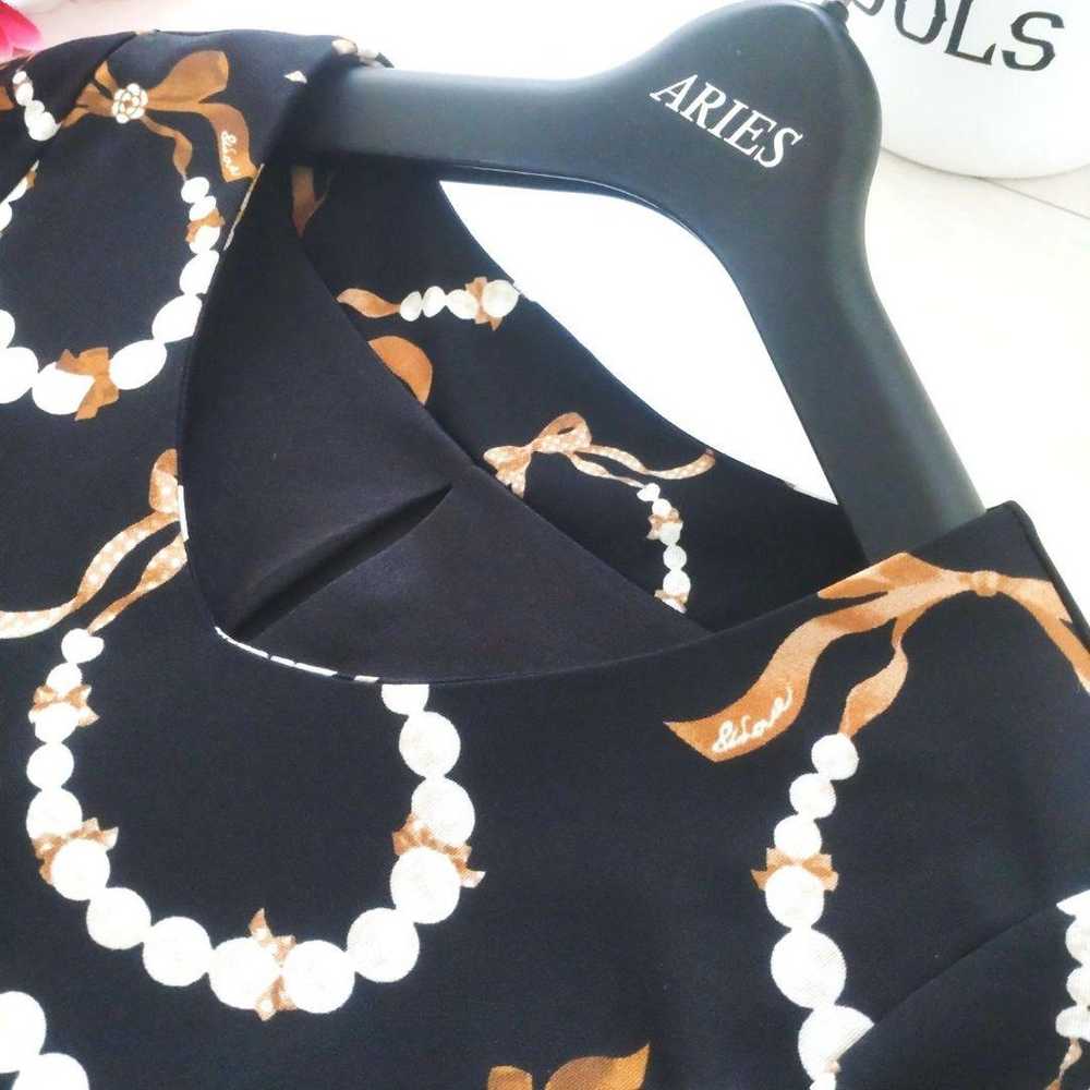 &LOVE And Love Size S Black Necklace Pattern Exce… - image 2