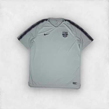 Nike × Soccer Jersey Nike Dri-Fit Mens Gray FC Ba… - image 1