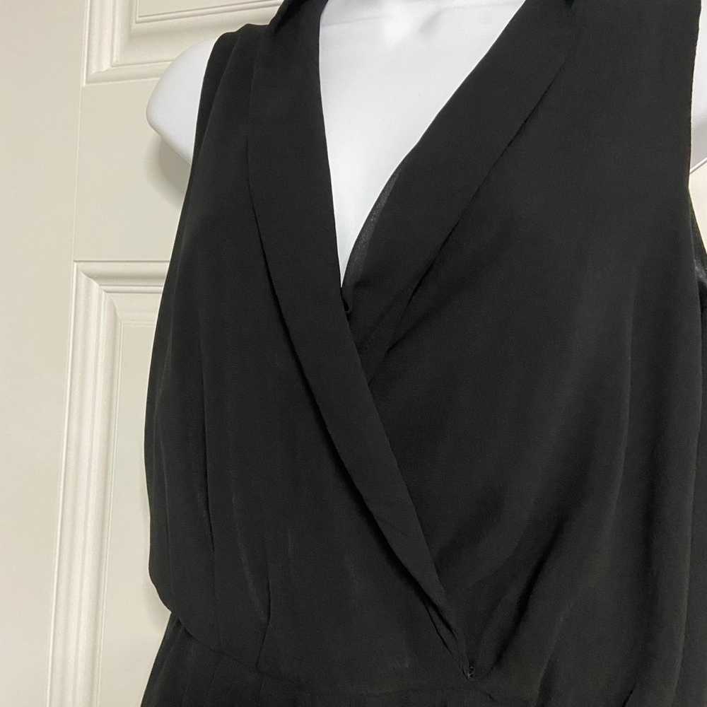 YA LOS ANGELES Black Surplice Romper - image 3