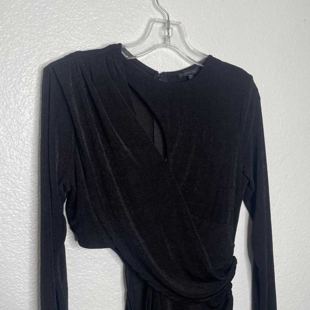 Symphony Womens Dress Size M Long Sleeve Mini Bla… - image 7