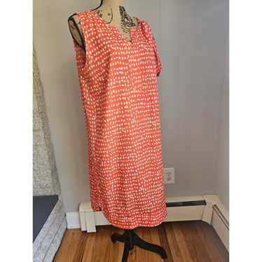 New Ann Taylor  Sleeveless Orange Dress, Size L