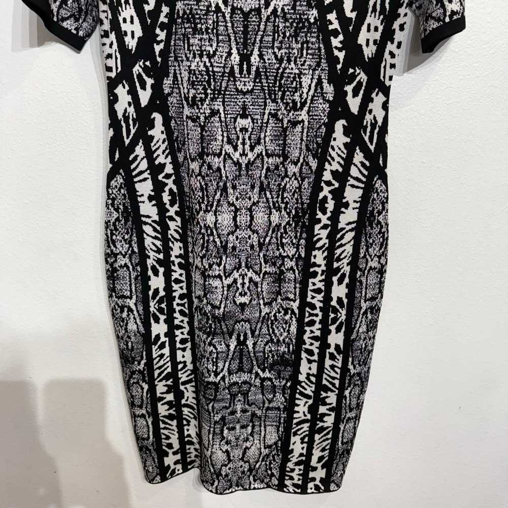 Laundry by Shelli Segal Black Snake Print Dress S… - image 4