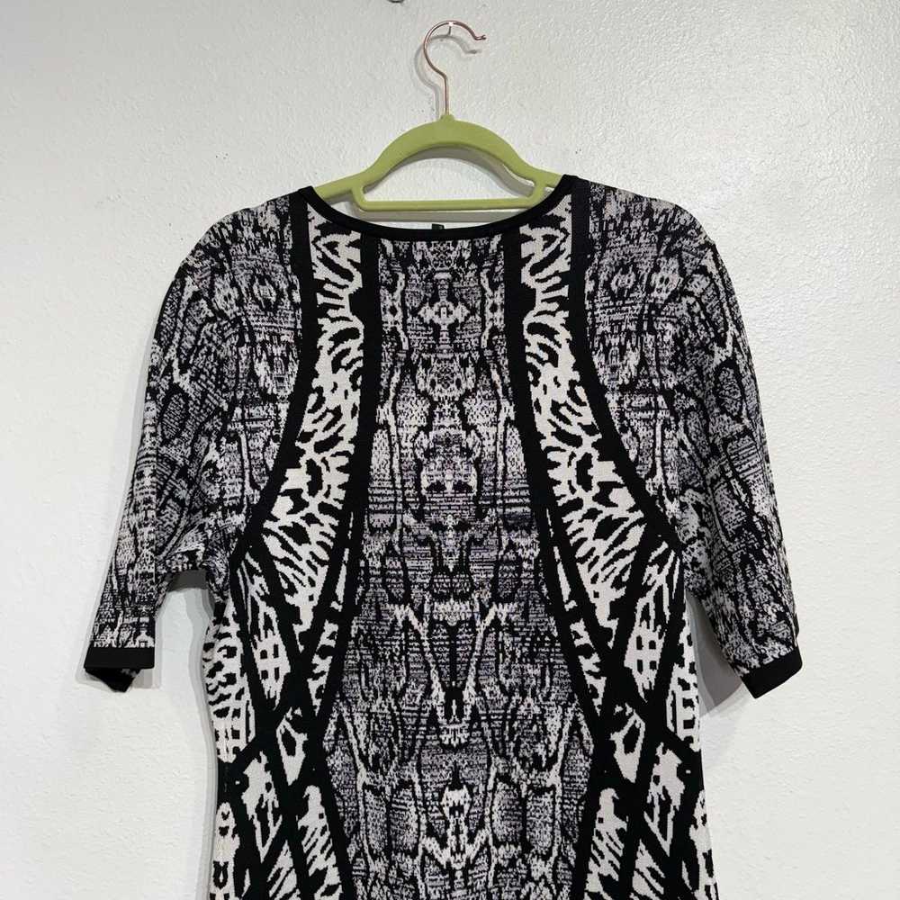 Laundry by Shelli Segal Black Snake Print Dress S… - image 8