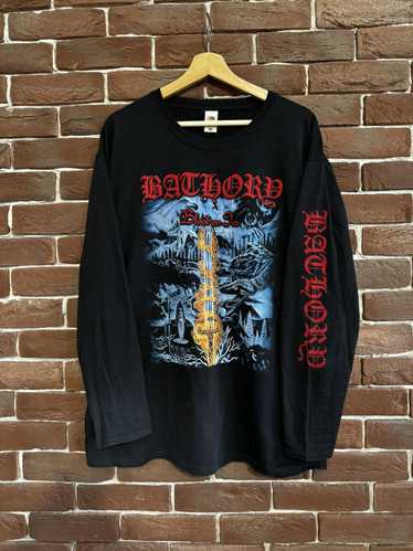 Band Tees × Rock T Shirt × Vintage Bathory Blood o