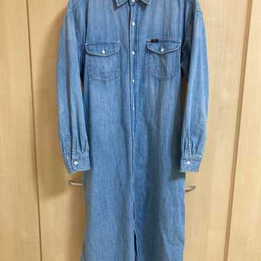 Lee denim long shirt dress.