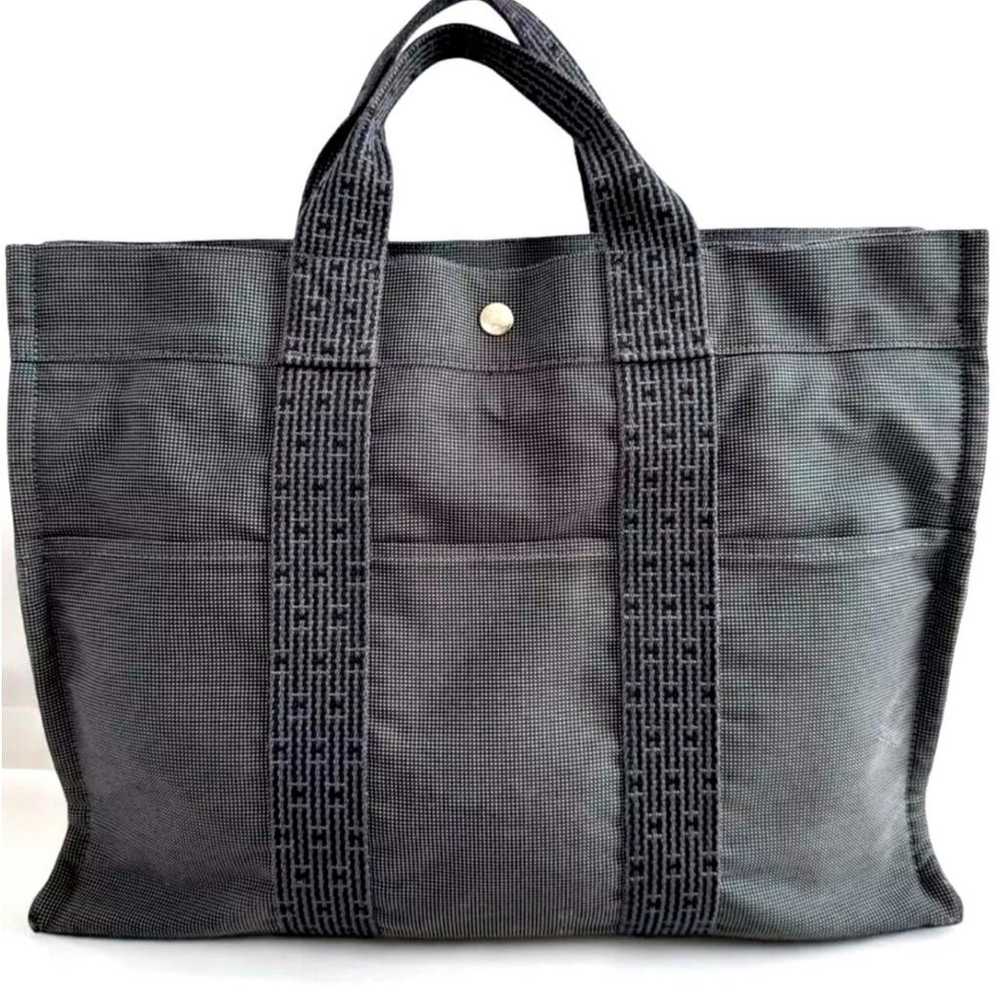 Hermès Herline cloth tote - image 5