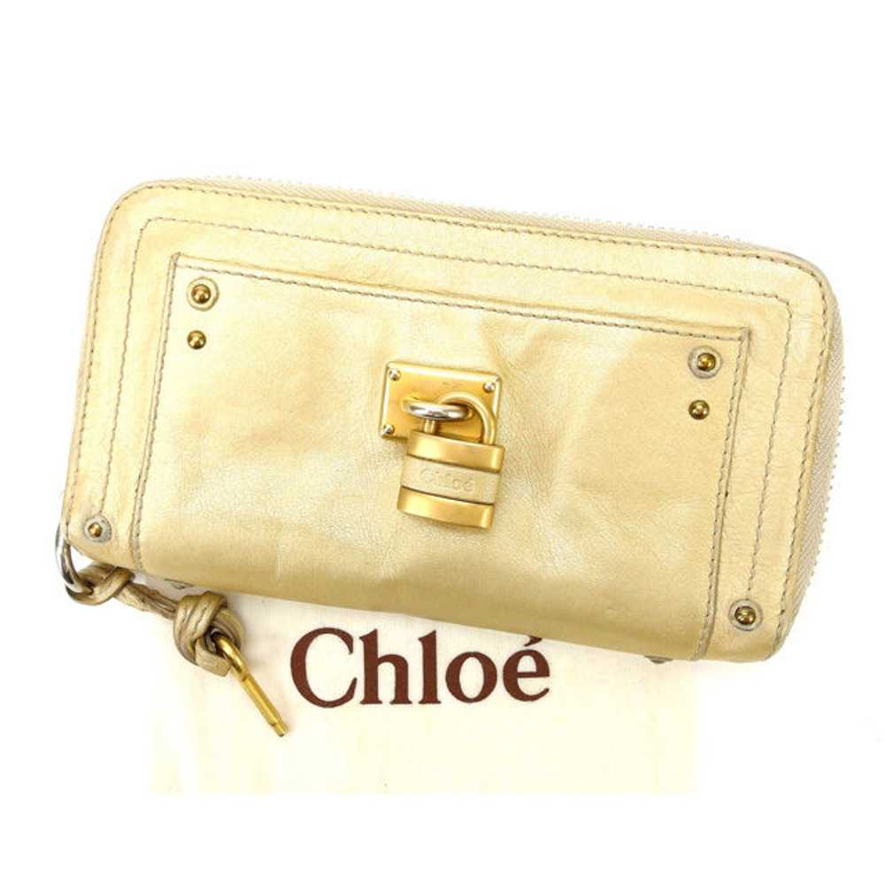 Chloe Long Wallet Round Zipper Authentic Stylish … - image 1