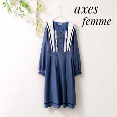 axes femme POETIQUE Classic Sailor Dress Blue