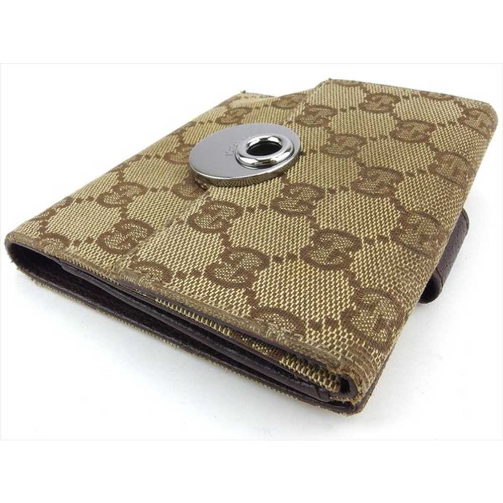 Gucci Bifold Mini Wallet W Hook Eclipse GG For Wo… - image 3