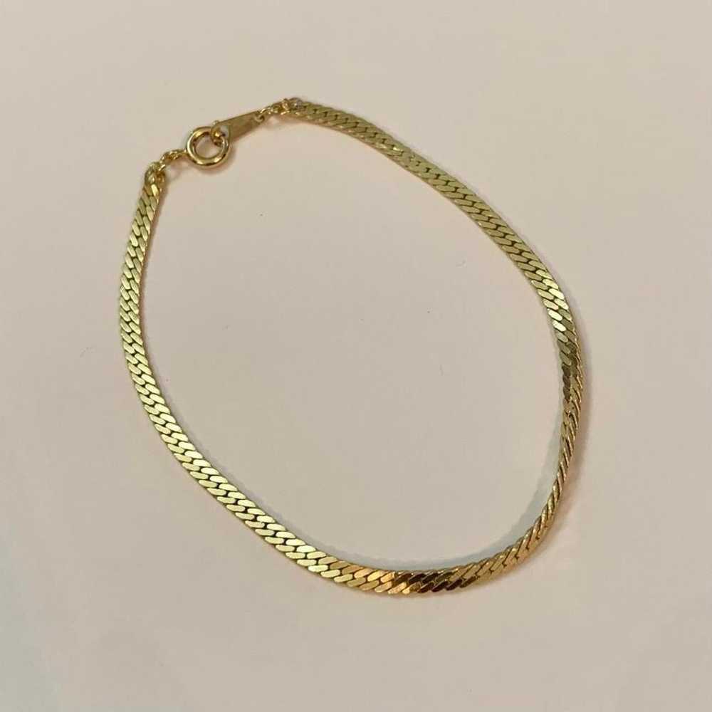 Vintage Gold Tone Chain Bracelet - image 3