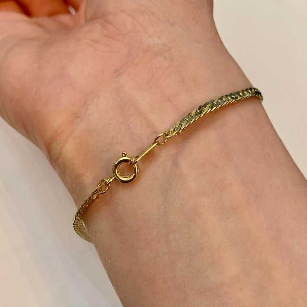 Vintage Gold Tone Chain Bracelet - image 6