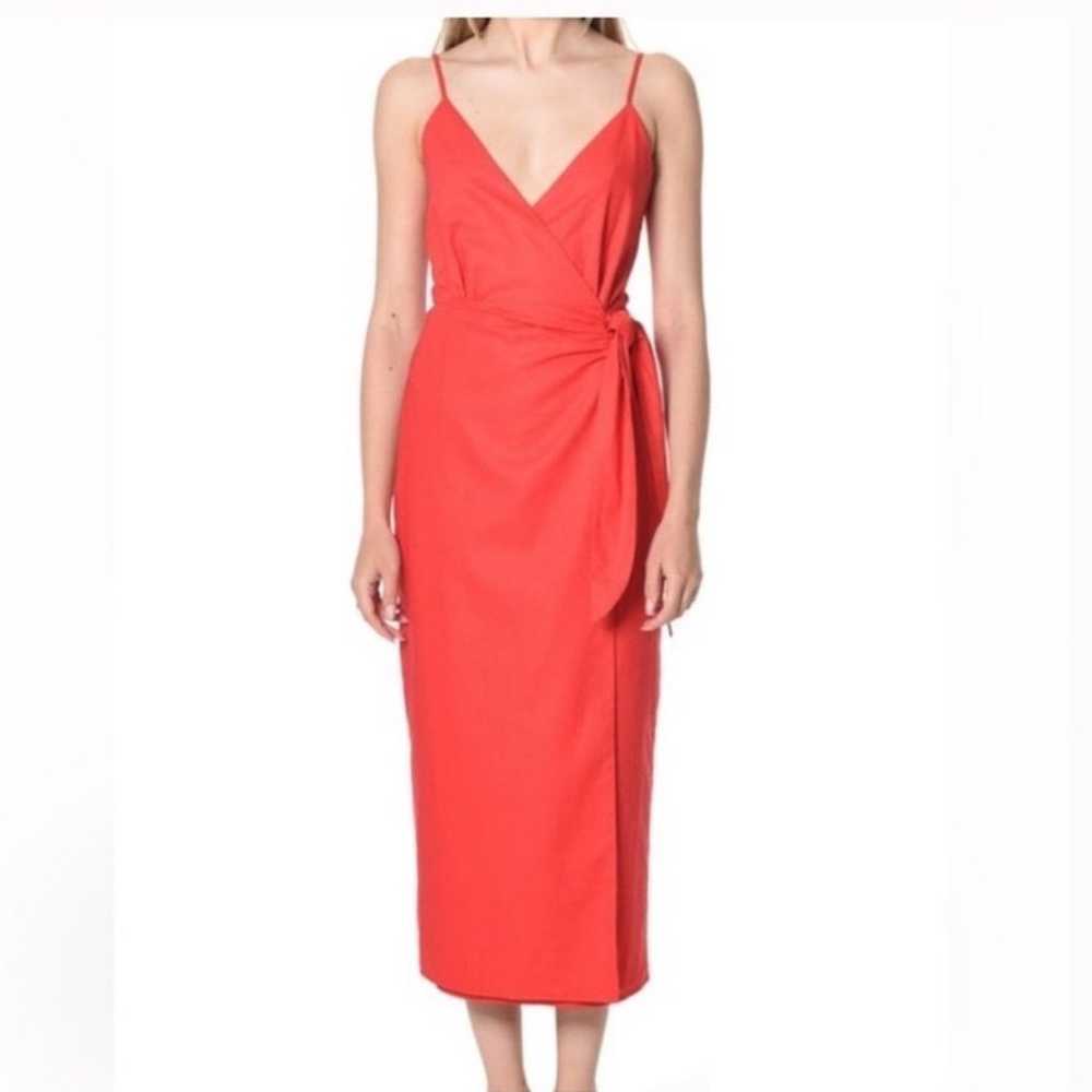 Women's WayF Red Wrap Dress Size S - image 2