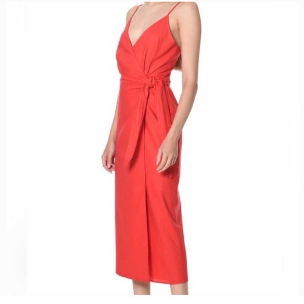 Women's WayF Red Wrap Dress Size S - image 3