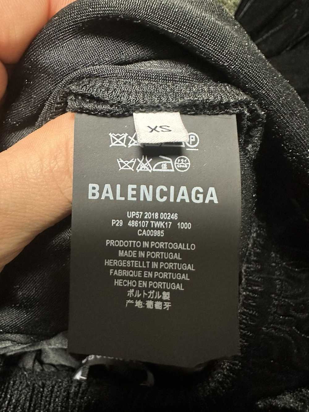 Balenciaga Balenciaga Black velvet training loung… - image 11