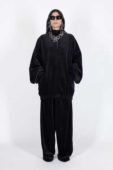 Balenciaga Balenciaga Black velvet training loung… - image 1