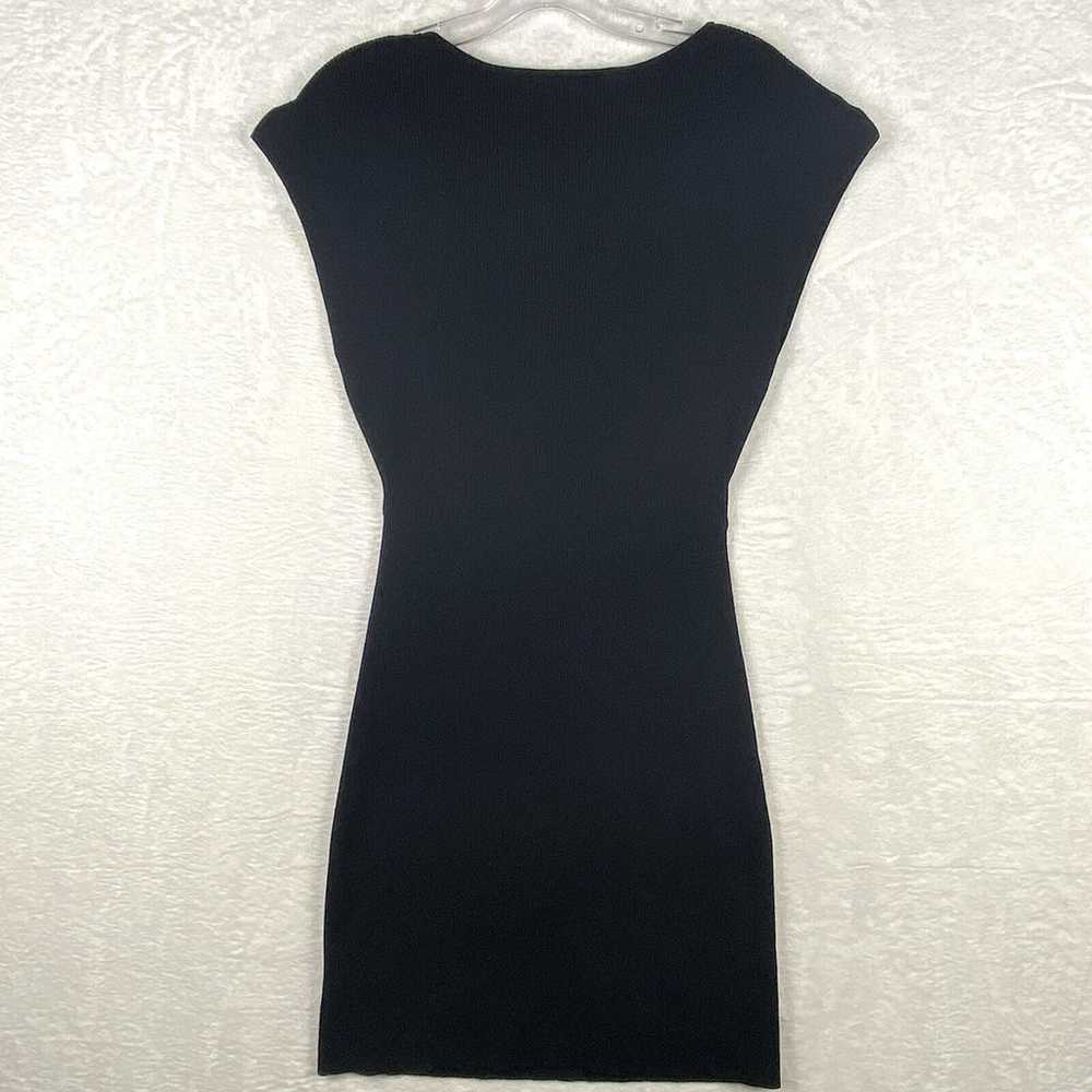 ARITZIA Wilfred Free Cut Out Knit Black Mini Dres… - image 7