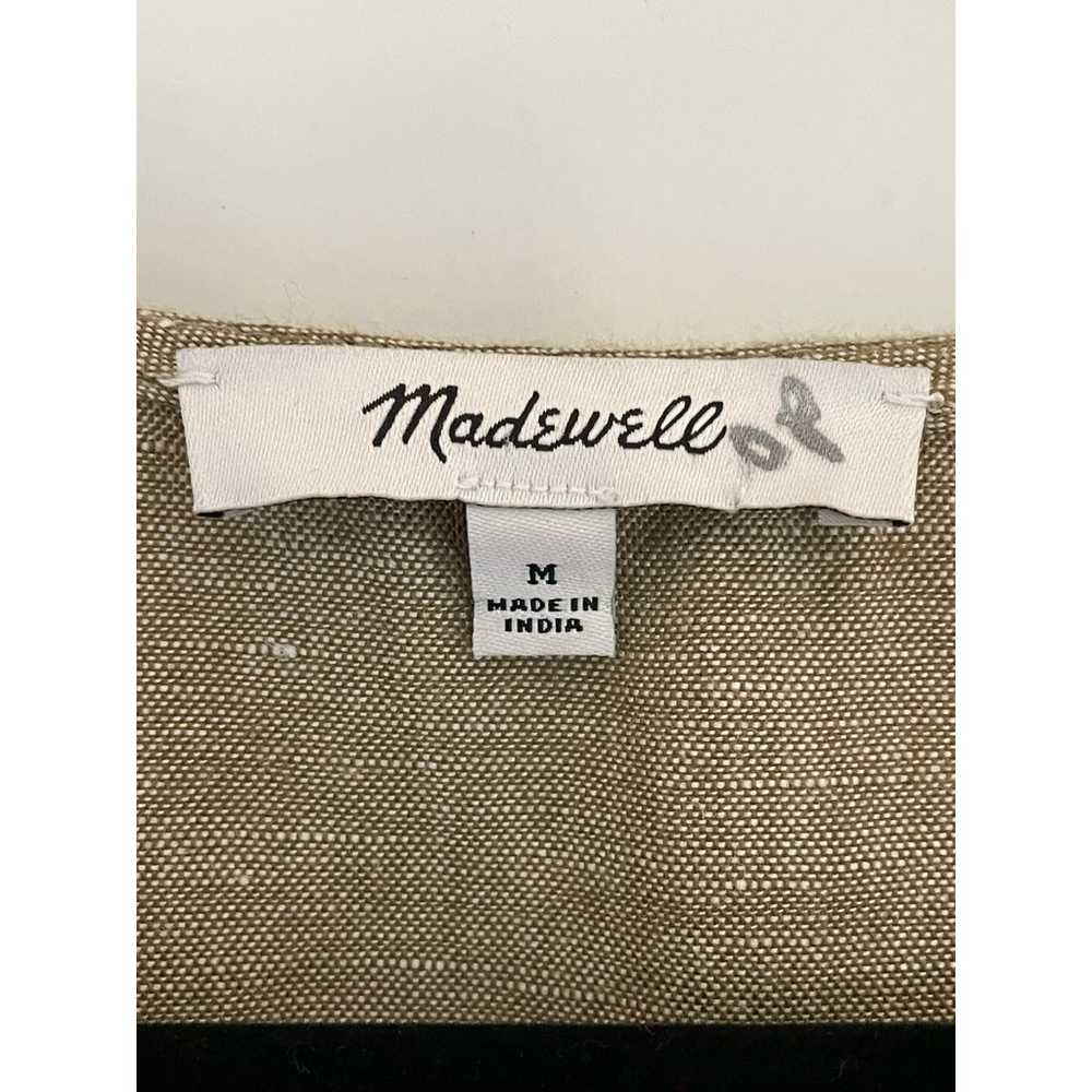 Madewell Linen Blend Alexandra Button-Front Mini … - image 7