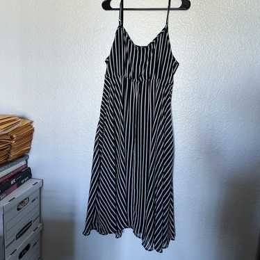 Torrid Black and White Stripped Dress Plus Size 2X