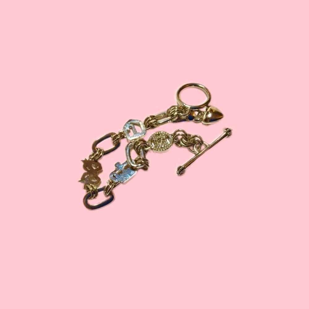 Vintage Y2K Juicy Couture Silver Bracelet Charm H… - image 2