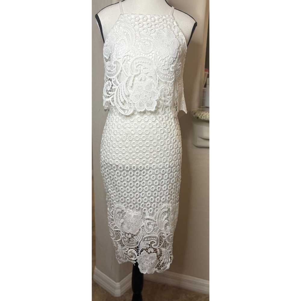 Mustard Seed Junior's Medium White Crochet Lace B… - image 1