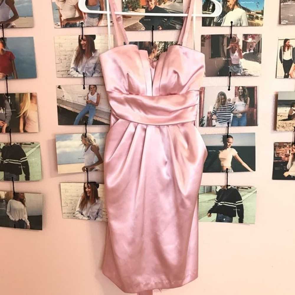 I. N. San francisco blush satin pink dress - image 1