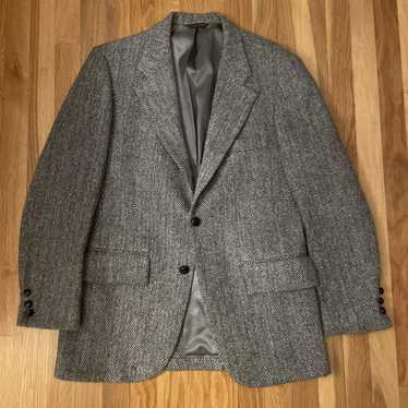 Harris Tweed Harris Tweed Herringbone Wool Blazer… - image 1