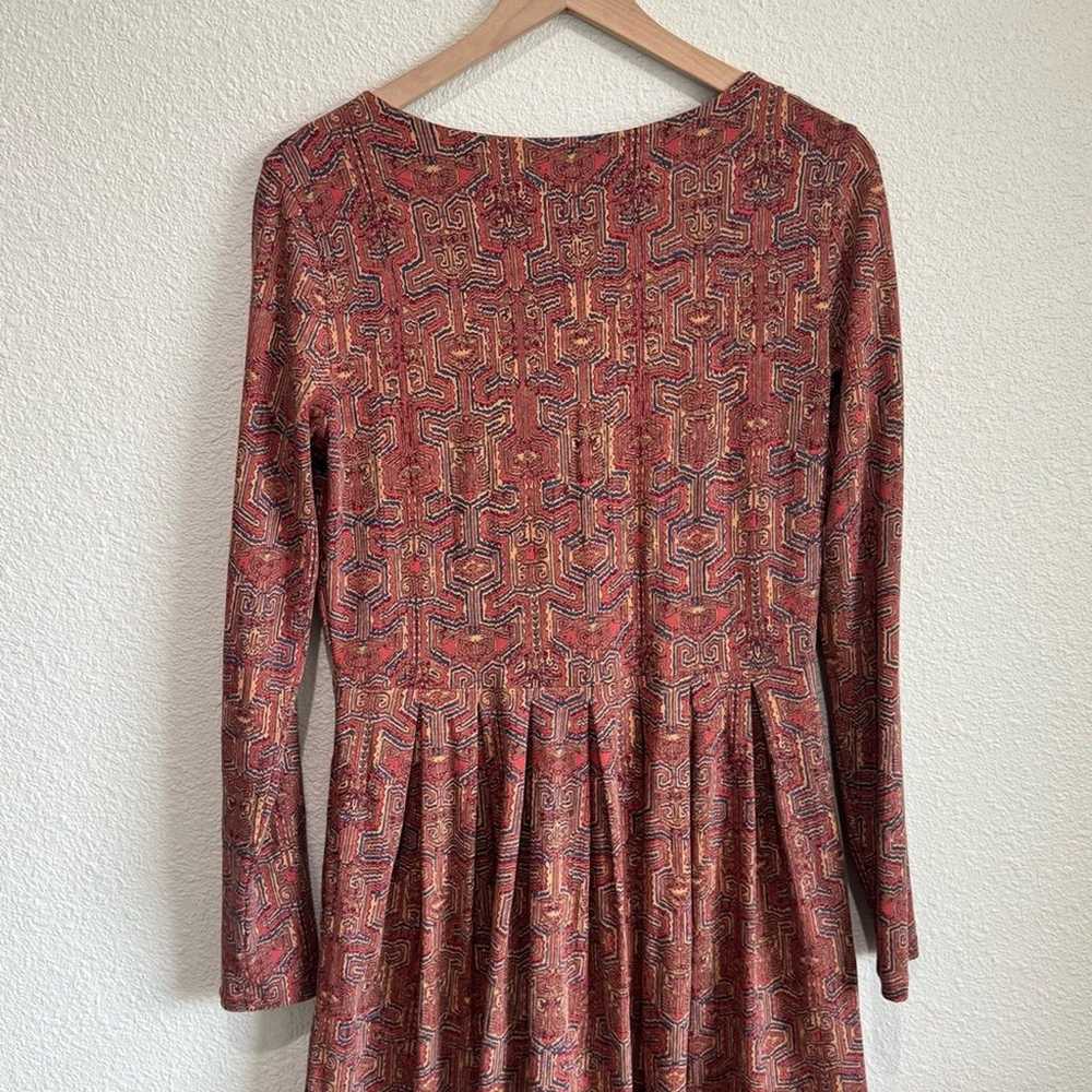 Peruvian Connection Dress Womens Medium Geometric… - image 5