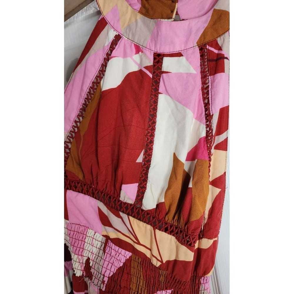 Abel The Label Anthropologie Dress Size S Pink Fl… - image 4