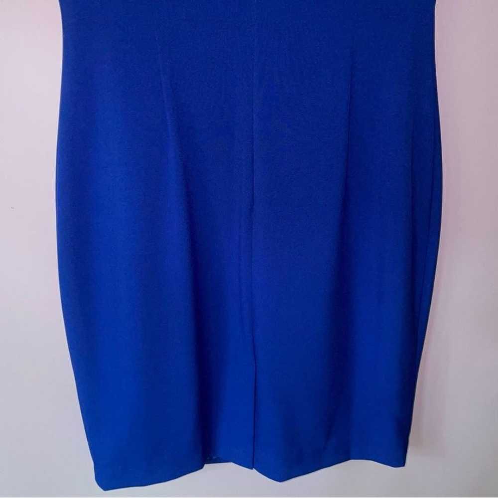 Calvin Klein Dress Size 6 Midi Sheath Cobalt Blue… - image 8