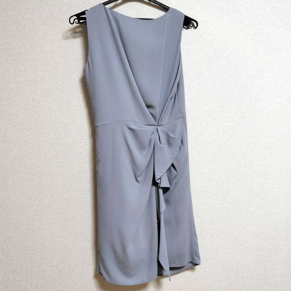 A.R. Azalea Rose Blue Gray Party Dress - image 2