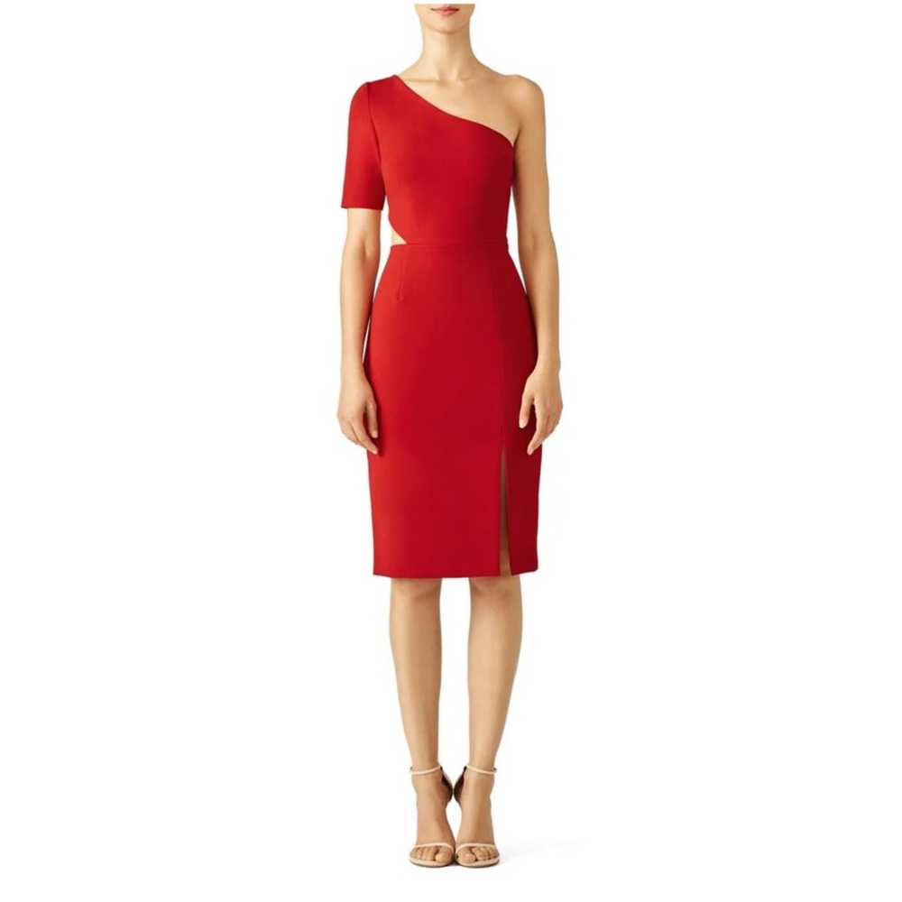 Jill Jill Stuart Cardinal Cutout Knee Length Dres… - image 1