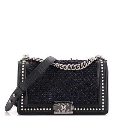 Chanel Boy tweed handbag