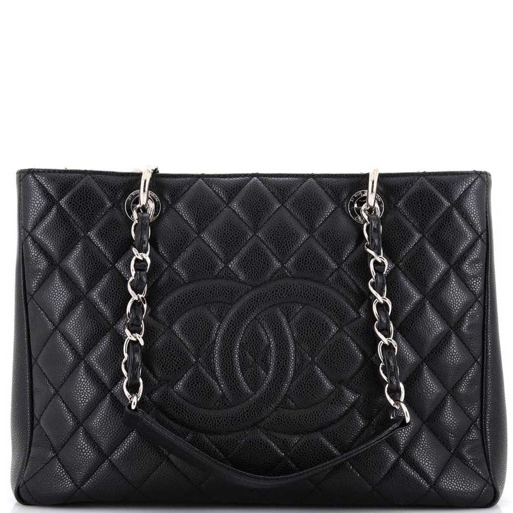 Chanel Classic Cc Shopping leather tote - image 1