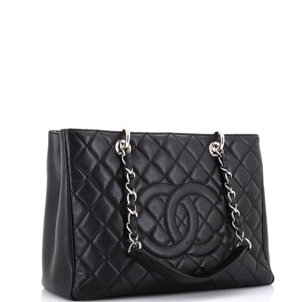 Chanel Classic Cc Shopping leather tote - image 3