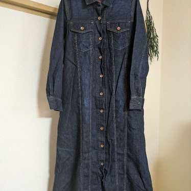 Sunny Clouds Denim Dress - image 1